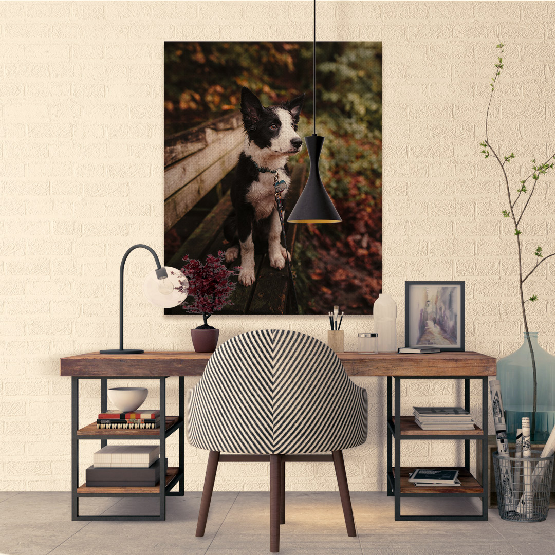 Tablou cu catel dragut