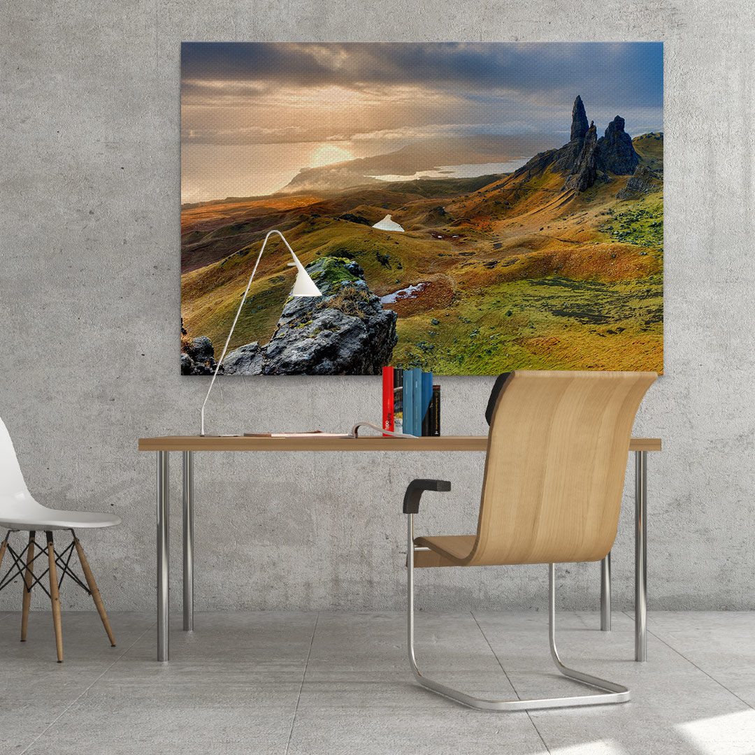 Tablou sunset on the mountain