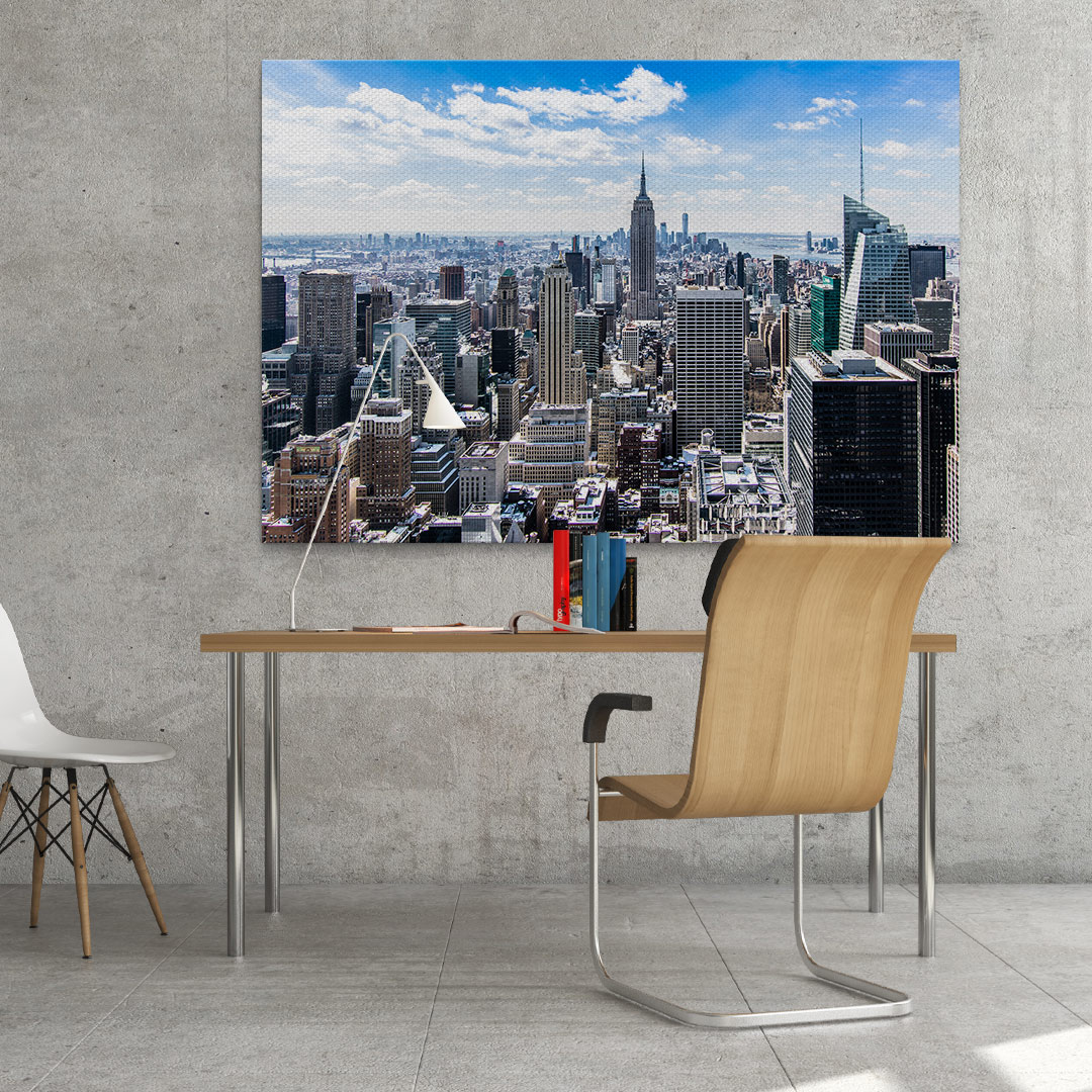 Tablou top city view